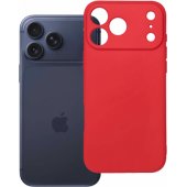 _8460028 Dėklas iPhone 17 Pro Max / 18 Pro Max, švelniai raudonas