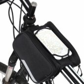 14BK 3-Part Waterproof Bicycle Front Frame Top Bag 1.5L