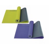 Yoga mat MAT176 PVC Green/ Gray