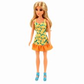Anlily Doll in Yellow Dress with Kitten Garden Furniture Umbrella Acce