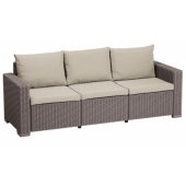 California 3 vietų sofa bėžinė