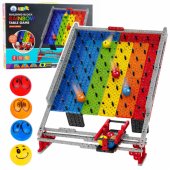 Rainbow Board Blocks Ball Track Slide Ball Catching Game, 477 vnt.