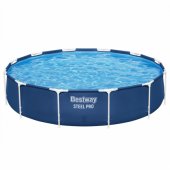 Steel Pro Round Above Ground Pool 3.66 m x 76 cm