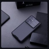 CamShield PRO kietas dėklas Galaxy S26 Plus, skaidrus-juodas