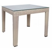 WICKER Beige 50x50xH45