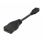 Adapter Micro HDMI - HDMI 0.1m Black