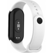 Silikoninis dirželis Xiaomi Mi Band 8 / 9 / 10, baltas