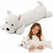 Large Plush West Highland Dog Cuddly Toy Mascot White 90 cm