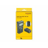 DeLOCK Network Tester RJ45 / PoE / DC + LCD | 63110