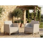 Scandi Form Light Pebble Grey / Light Beige 2pcs