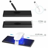 Viso ekrano „Nano Glue“ grūdintas stiklas su UV lempa Galaxy S21 5G