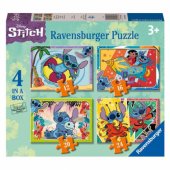 4 viename dėlionė Disney Stitch