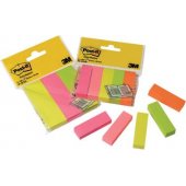 3M Zakładki indeksujace papierowe 3M Post-It neonowe 5 kol x 100 szt (