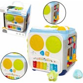 Multifunctional Educational Cube For Toddlers Lights Sounds