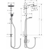 Dušo sistema su perjungikliu Crometta S 240 1jet Reno/ Crometta Vario, E