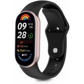 Iconband Pure dirželis Xiaomi Smart Band 8/ 9/ 10/ NFC, juodas