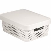 Curver INFINITY 11L White openwork container with lid