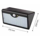 Kinkiet Neo Lampa solarna ścienna + pilot SMD LED 900 lm 99-091