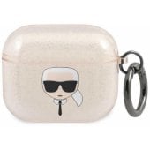 ®®KLAPUKHGD Karl®s Head Case for AirPods Pro" Gold Glitter