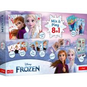 _7106552 TREFL FROZEN 8-in-1 Mix&play stalo žaidimų rinkinys