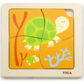 Viga Viga 50143 Puzzle on a pad - turtles
