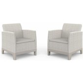 Scandi Form Light Pebble Grey / Light Beige 2pcs
