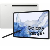 Galaxy Tab S8+ Wi-Fi 12.4" 256GB SM-X800 Silver (SM-X800NZSBEUE)
