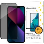 iPhone 16e/ 14/ 13/ 13 Pro juodas grūdintas stiklas nuo smalsių žvilgsnių