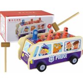 Wooden Arcade Game Dodgeball Police Bus