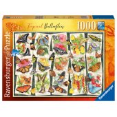 _7165218 Ravensburger dėlionė 1000 detalių Egzotiniai drugeliai