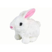 Walking Bunny Interactive Toy Short Hair White