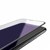 Pilno ekrano grūdintas stiklas „iPhone XR“ (6.1) juodas (10 vnt.)