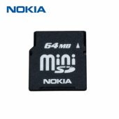 MiniSD 64 Mb (naudota, išbandyta)