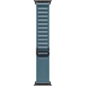 49mm Light Blue Alpine Loop - Medium - Black Titanium Finish