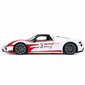 Porsche 918 Spyder Performance nuotoliniu būdu valdomas RC automobilis, baltas, Rastar 1