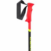 LEKI Racing vaikiška slidinėjimo lazda 105 cm, juoda, raudona, aliuminis