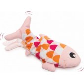 Catit Groovy žuvis, žaislas katei, rožinė, 25 cm, su katžole, graži