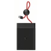 "22.5W Magnetic Ring Power Bank 10000mAh", juodas