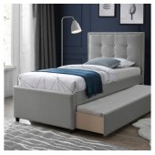 Bed OSWALDO 90x200cm, platinum grey