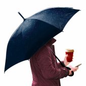 Platinet PLATINET UMBRELLA C HANDLE SEMI AUTO POLYESTER BLUE 45007