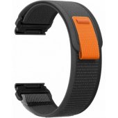 Nailoninis Garmin Fenix 3/ 5X/ 3HR/ 5X Plus/ 6X/ 6X Pro/ 7X juodai oranžinis