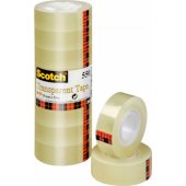 Scotch biuro juosta 550 plėvelėje, skaidri, 8 vnt.