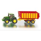 Siku John Deere traktorius su priekaba - 1650