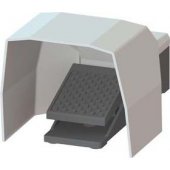 Siemens vienas kojinis jungiklis su gaubtu pilkas metalinis 2Z 2R 1 pakopos