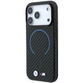 _8456672 BMW M Carbon Printed Ring MagSafe dėklas, skirtas iPhone 18 Pro, juodas