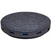 „UFO 10in1 HUB“ belaidis įkroviklis pilkas