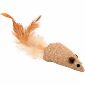 Zolux žaislai katėms – 2 pelės su plunksnomis 5 cm