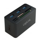 CR0042 USB 3.0 šakotuvas su „viskas viename“ kortelių skaitytuvu