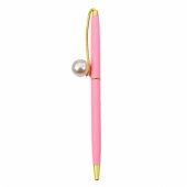 Metal Ballpoint Pen Automatic Pearl Blue Ink 1.0mm Mix