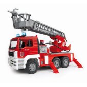 MAN TGA fire department with aerial ladder